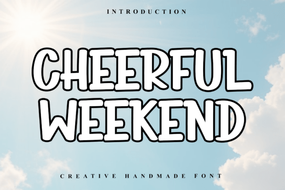 Cheerful Weekend: A Display Font for Modern Web Design