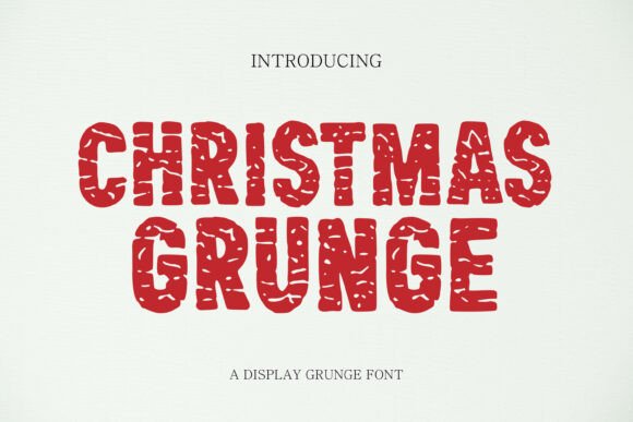 Christmas Grunge Font Review