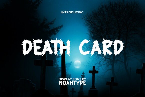 Death Card Typeface: A Display Font for Bold Editorial Design