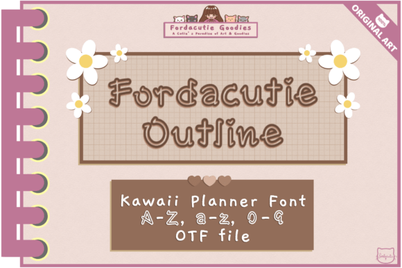 Fordacutie Outline: A Playful Display Font for Modern Web Design