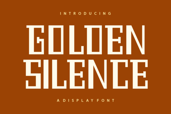 Golden Silence: A Display Font That Makes Campaign Messages Clearer