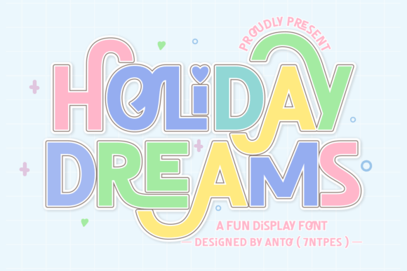 Holiday Dreams: A Craft-Friendly Display Font for Celebrations