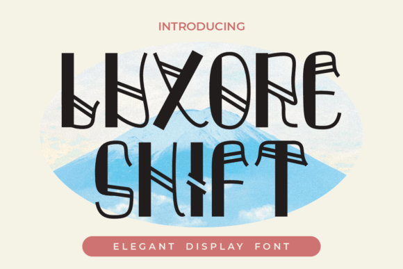 Luxore Shift: A Display Font for Editorial Design