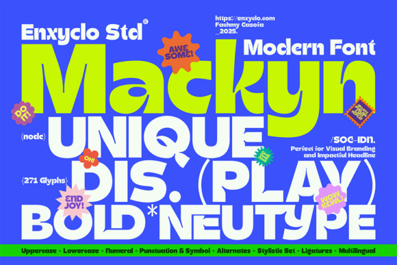 Mackyn: A Bold Typeface for Editorial Impact