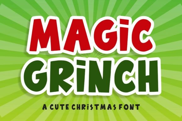 Magic Grinch Font: A Playful Display Typeface for Holiday Branding