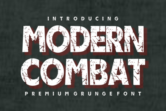 Modern Combat: A Heavyweight Typeface for Digital Designers