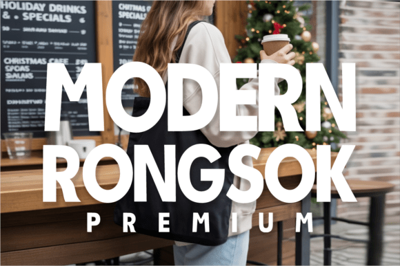 Modern Rongsok: A Display Font That Brings Urban Chic to Branding Projects
