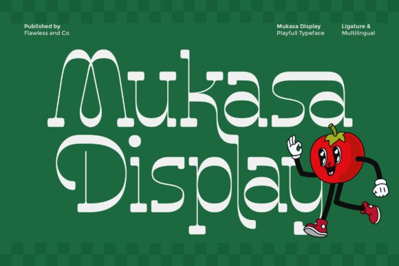 Mukasa: A Playful Display Font for Handmade Products