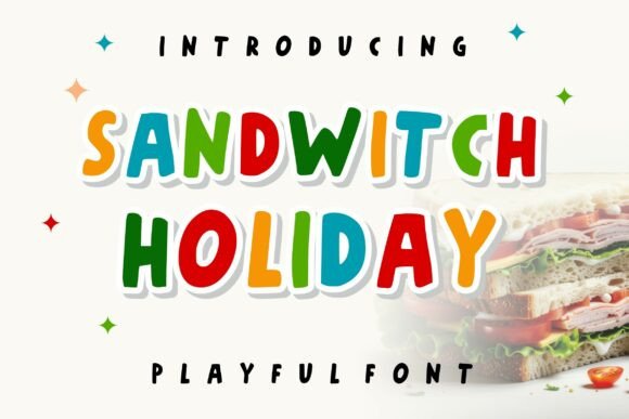 Sandwitch Holiday: A Bold Display Font for Scroll-Stopping Marketing