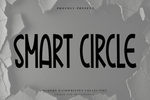 Smart Circle Font: A Refined Display Typeface for Editorial Design
