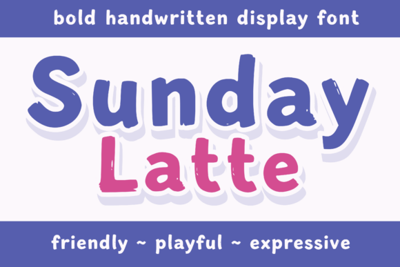 Sunday Latte: A Display Font That Brings Warmth to Editorial Design