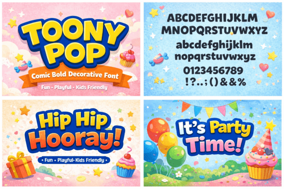 Toonypop: A Playful Display Font for Modern Web Design