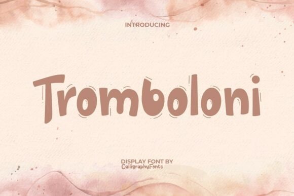 Tromboloni: A Bold Display Font for Dynamic Web Design